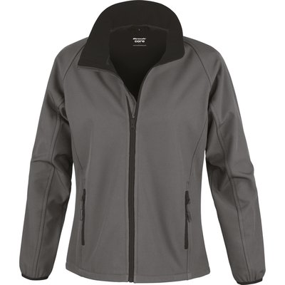 Chaqueta Softshell mujer impermeable Charcoal / Black Xs