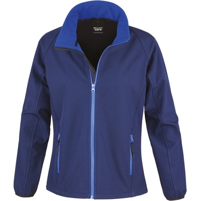 Chaqueta Softshell mujer impermeable Navy / Royal XXL