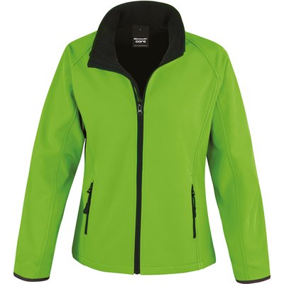 Chaqueta Softshell mujer impermeable Vivid Green / Black XS