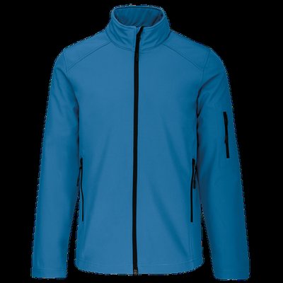 Chaqueta softshell niño impermeable Aqua Blue 12/14 ans