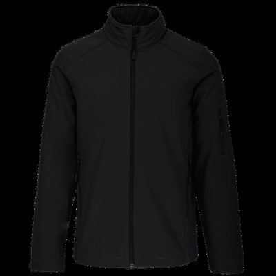 Chaqueta softshell niño impermeable Black 8/10 ans