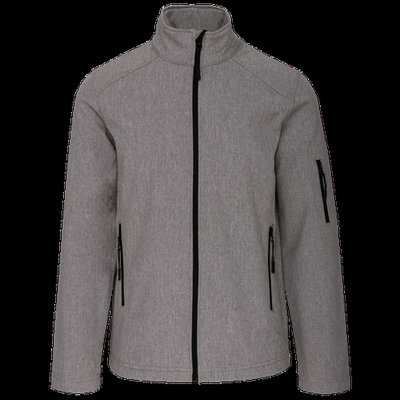 Chaqueta softshell niño impermeable Marl Grey 8/10 ans