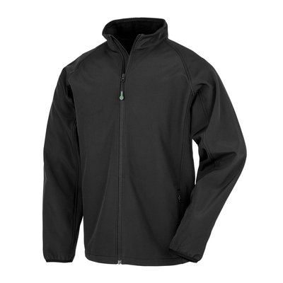 Chaqueta softshell reciclada hombre Black Xl