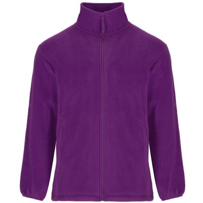 Chaqueta Sudadera Polar Cuello Alto Púrpura 4