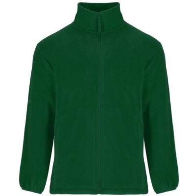 Chaqueta Sudadera Polar Cuello Alto VERDE BOTELLA 4XL