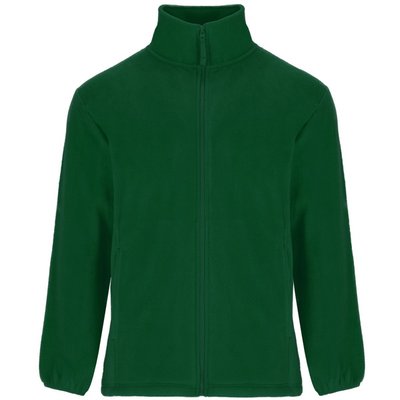 Chaqueta Sudadera Polar Cuello Alto VERDE BOTELLA XL