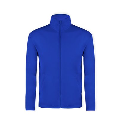 Chaqueta técnica adulto con cremallera y bolsillos Azul M