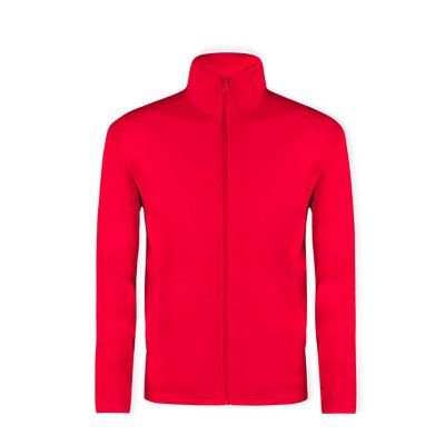 Chaqueta técnica adulto con cremallera y bolsillos Roj XL
