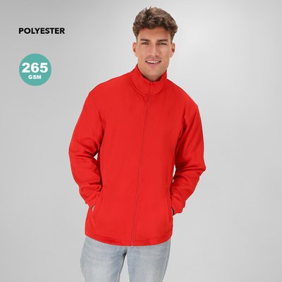 Chaqueta técnica adulto con cremallera y bolsillos