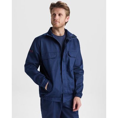 Chaqueta en tejido ignifugo