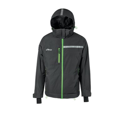 Chaqueta de trabajo impermeable Asphalt Grey Green S
