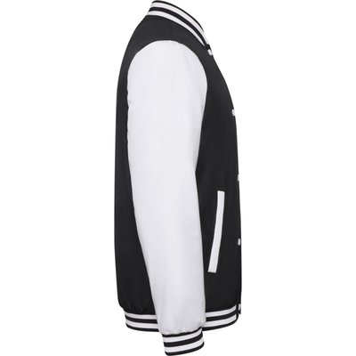 Chaqueta unisex bicolor ligeramente acolchada