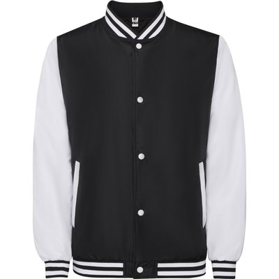 Chaqueta unisex bicolor ligeramente acolchada