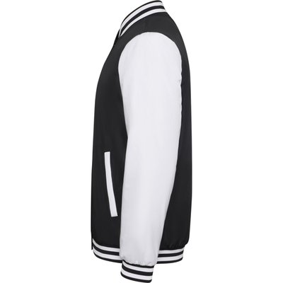 Chaqueta unisex bicolor ligeramente acolchada