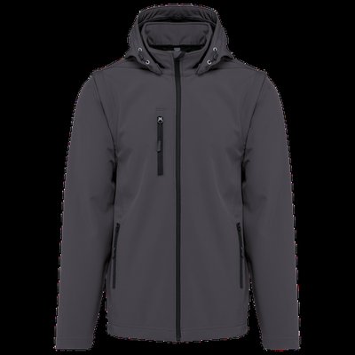 Chaquetas softshell con capucha y mangas extraíbles Unisex Titanium XXL