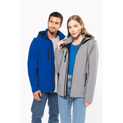 Chaquetas softshell con capucha y mangas extraíbles Unisex