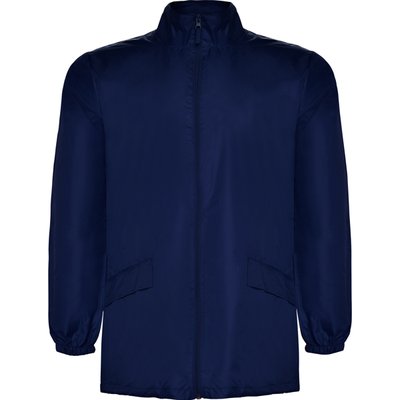 Chubasquero cuello alto y capucha Marino 2Xl