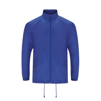 Chubasquero plegable con capucha extraíble Azul XXL