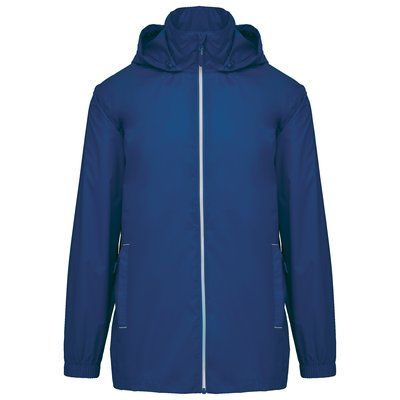 Chubasquero unisex impermeable 1500mm con capucha Dark Royal Blue L