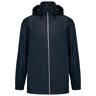 Chubasquero unisex impermeable 1500mm con capucha Navy M
