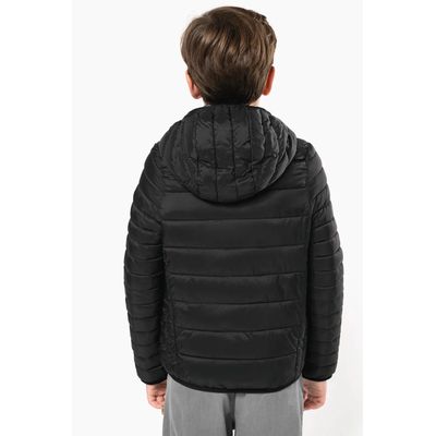 Chaqueta acolchada con capucha infantil