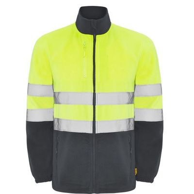 Chaqueta Polar Alta Visibilidad Plomo/Amarillo Fluor M