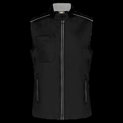 Chaleco mujer con bolsillos Black / Silver Xl