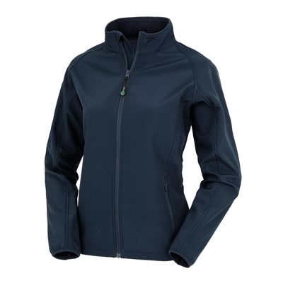 Chaqueta softshell reciclada mujer Navy S