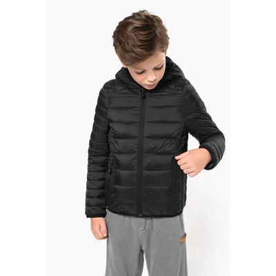 Chaqueta acolchada con capucha infantil