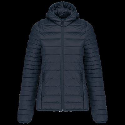 Chaqueta ligera con capucha mujer Navy Xs