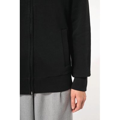 Chaqueta de felpa perchada de mujer