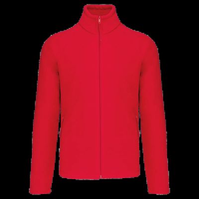 Chaqueta micropolar con cremallera hombre Red M