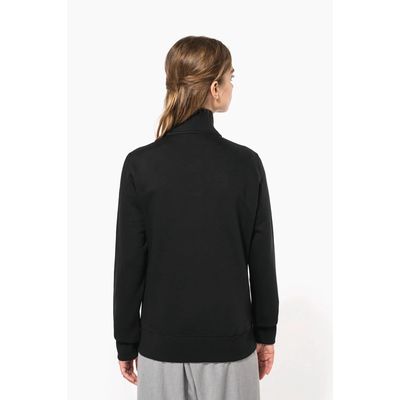 Chaqueta de felpa perchada de mujer