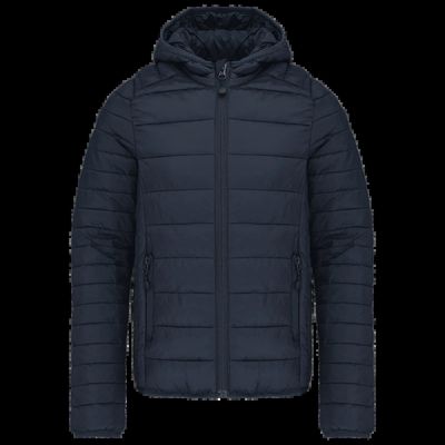 Chaqueta acolchada con capucha infantil Navy 10/12 Ans