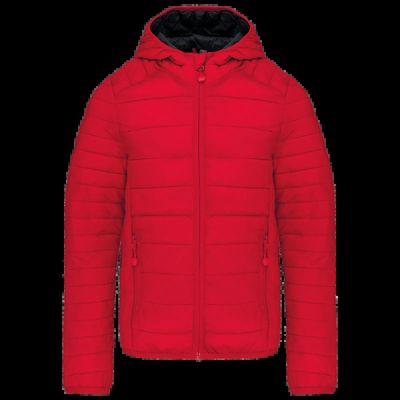 Chaqueta acolchada con capucha infantil Red 6/8 Ans