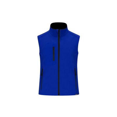 Chaleco Soft Shell RPET impermeable Azul S