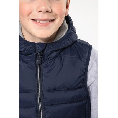 Chaleco acolchado con capucha niño