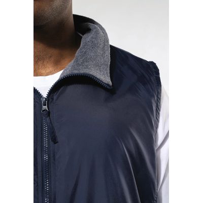 Chaleco polar unisex con cremallera