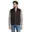 Chaleco Ligero Hombre Cuello Alto Negro/ Negro Opaco 3XL