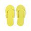 Chanclas desechables Amarillo