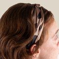 Cinta de pelo de satén personalizada