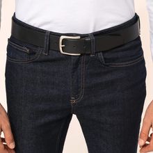 Cinturón de cuero hombre con funda Black Taille 1