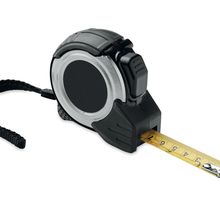Cinta Métrica 5m Carcasa Goma Negro