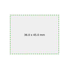 Cinta métrica de 3 m | Parte superior | 45 x 36