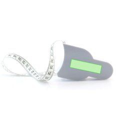 Cinta métrica de cintura retractil | Cara posterior a lo largo | 50 x 20