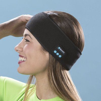 Cinta cabeza con auriculares para deporte