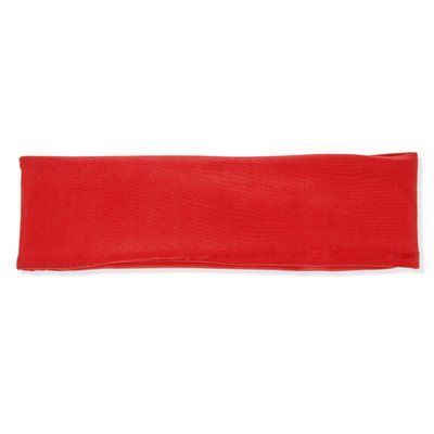 Cinta elástica de microfibra para el pelo Rojo Talla Única Adulto