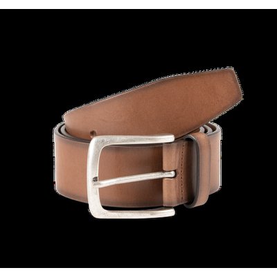 Cinturón de cuero hombre con funda Dark Cognac Taille 4