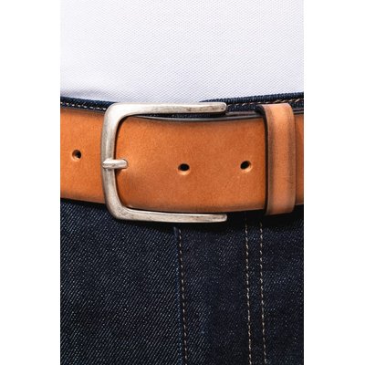 Cinturón de cuero hombre con funda