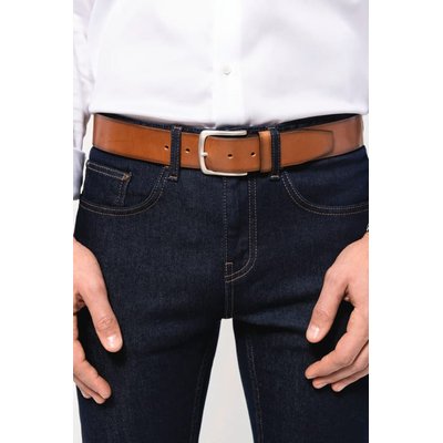 Cinturón de cuero hombre con funda